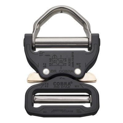 AustriAlpin buckle COBRA® PRO STYLE 9kN FY38EVF WOLF GREY 38mm fix