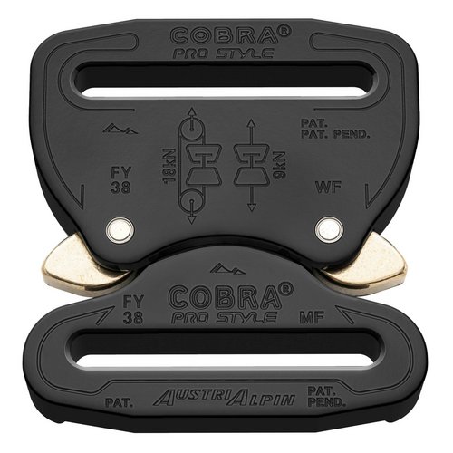 AustriAlpin Cobra Buckle 1.75 inch / 45mm in Gloss Black – A&A Tactical