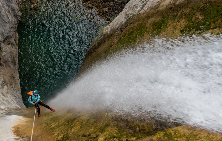 Canyoning adventure in Greece