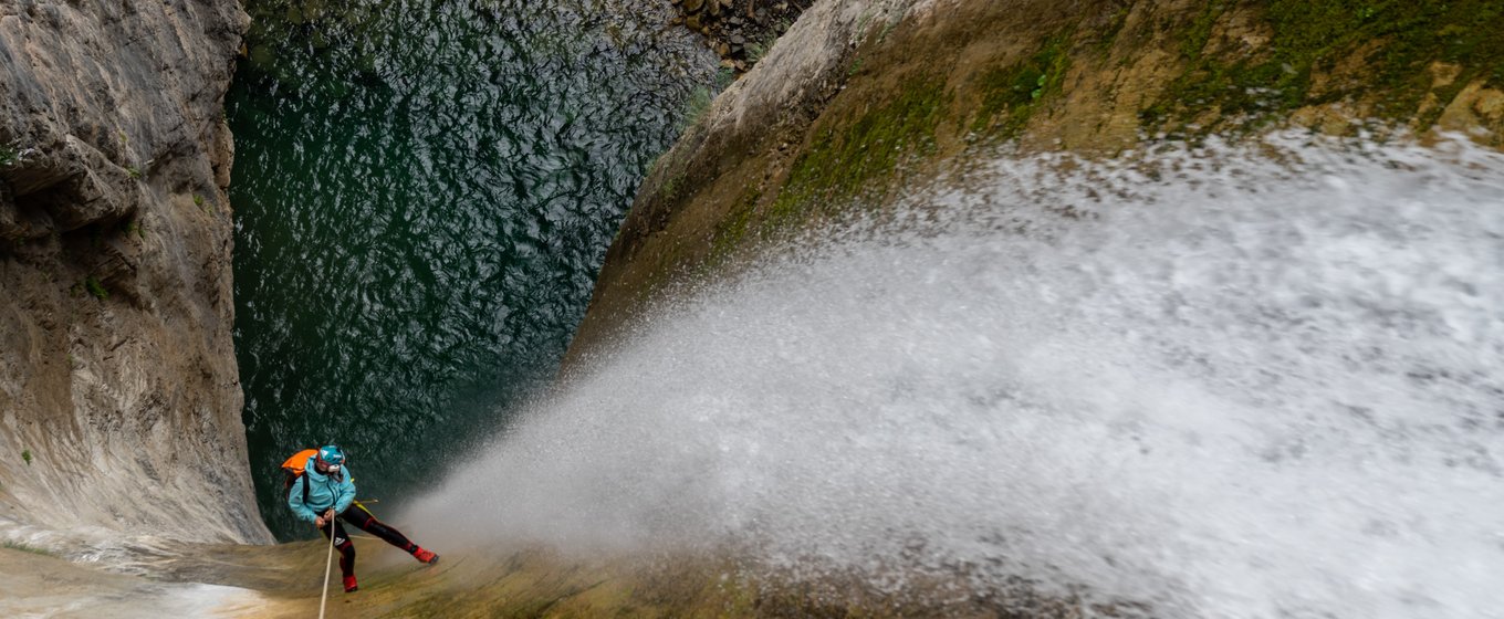 Canyoning adventure in Greece