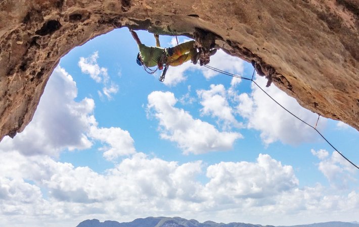 Climbing fun in the Caribbean.