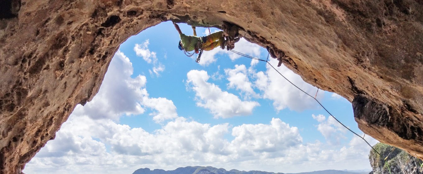 Climbing fun in the Caribbean.