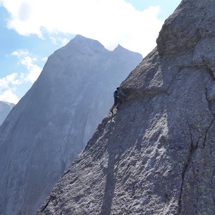 Martin Sieberer, Projekt Ridge 2 Ridge, Piz Badile