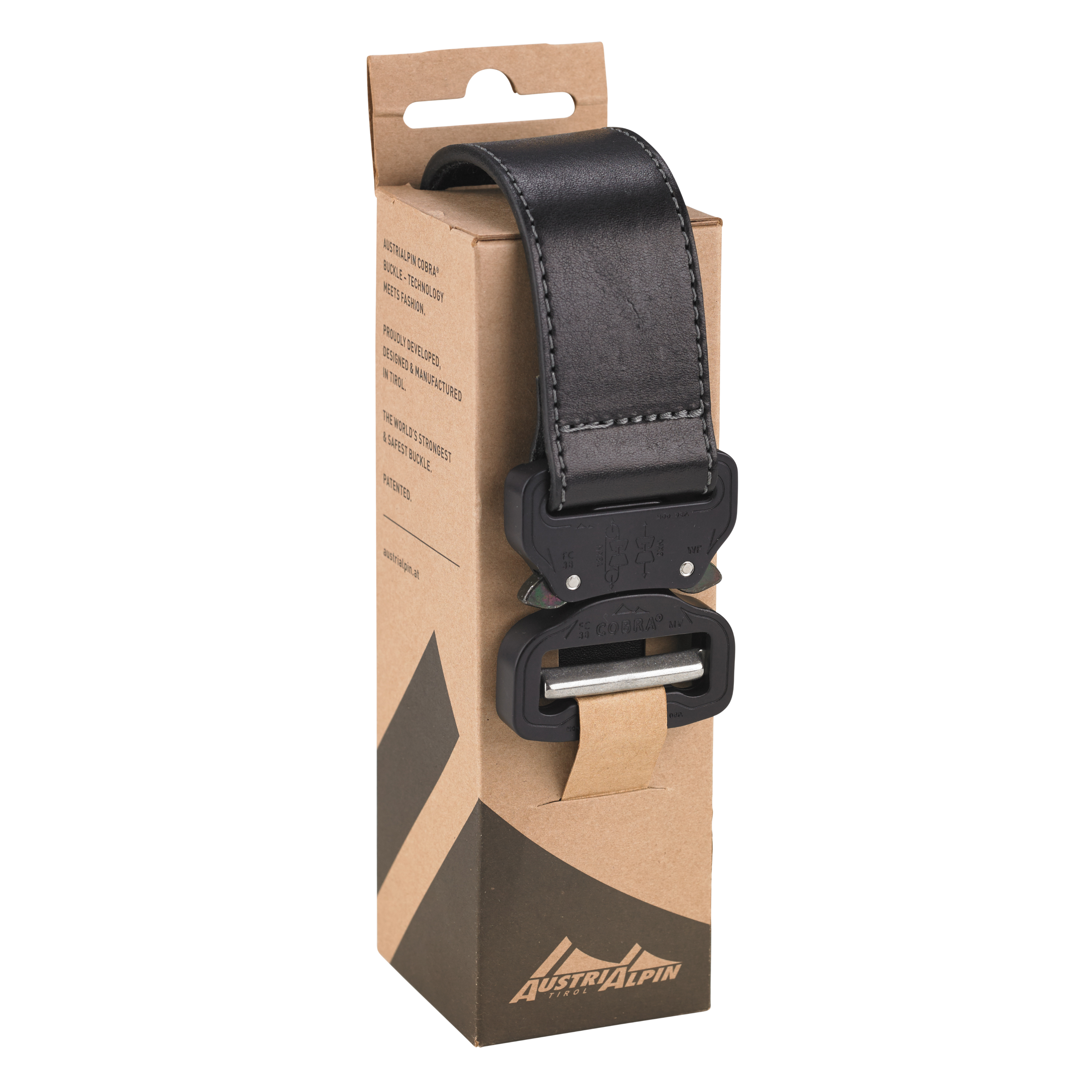 Quick Release Leather Belt (COBRA Buckle)